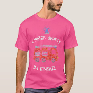キッズグロサーブルダーファイアーマン消防車 Tシャツ