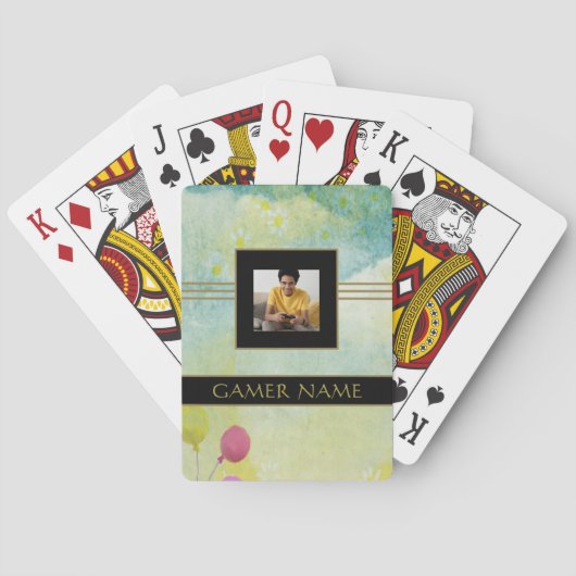 キッズゲーマーパーティー名&フォトドリームクラウド トランプ (裏面)