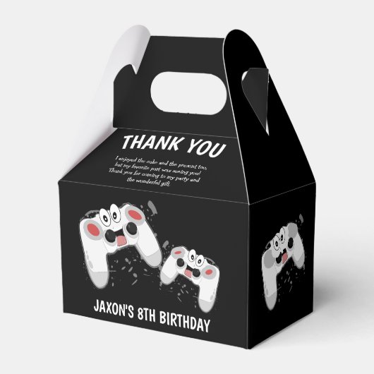 キッズゲームありがとうお誕生日パーティー フェイバーボックス (裏面サイド)