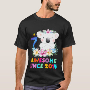 キッズコアラベア7年誕生日装備男子 Tシャツ