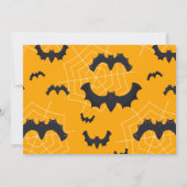 キッズコスチュームパーティーフレンドリーハロウィーンお祝い 招待状 (裏面)