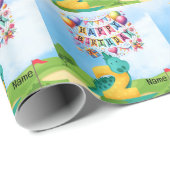 キッズゴルファーのためのゴルフ第2の誕生日テーマ ラッピングペーパー (ロールコーナー)