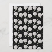 キッズゴルフ格言スポーツバースデーパーティー 招待状 (裏面)