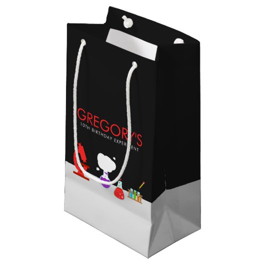 キッズサイエンスパーティー スモールペーパーバッグ (正面アングル)