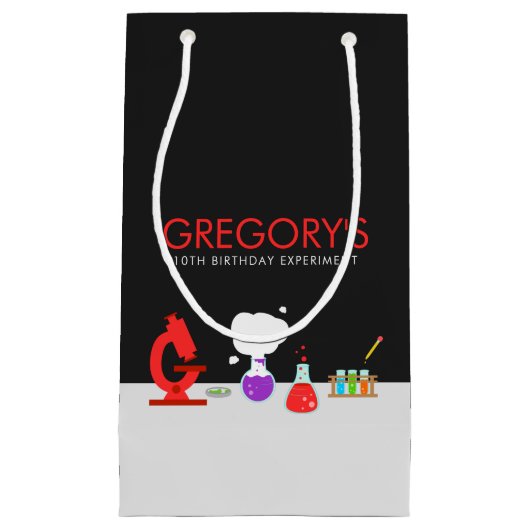 キッズサイエンスパーティー スモールペーパーバッグ (正面)