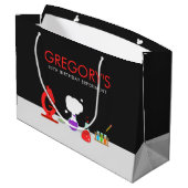 キッズサイエンス研究所パーティー ラージペーパーバッグ (裏面アングル)