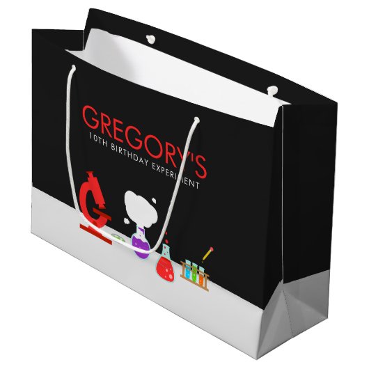 キッズサイエンス研究所パーティー ラージペーパーバッグ (正面アングル)