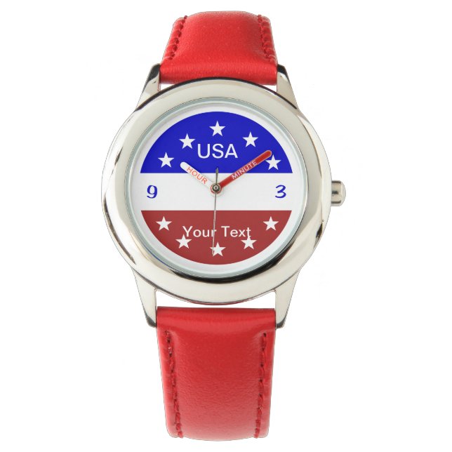 キッズサイズアナログ腕時計 腕時計 (正面)