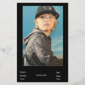 キッズサイドモデルのヘッドショットコンポーネント/ゼットカード チラシ (裏面)