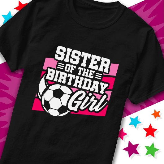 キッズサッカーサッカーパーティー女子の誕生日 Tシャツ