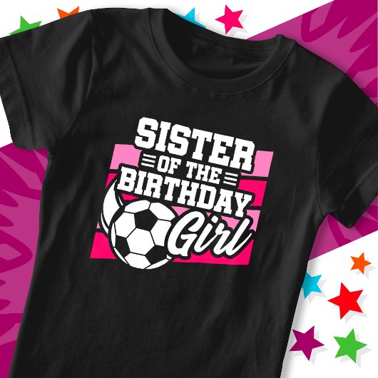 キッズサッカーサッカーパーティー女子の誕生日 Tシャツ