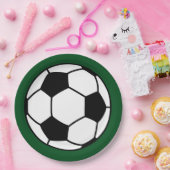 キッズサッカーサッカー誕生日パーティー ペーパープレート (パーティー)