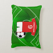 キッズサッカーベッドルームコレクション1 アクセントクッション (裏面(縦))
