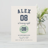 キッズサッカー誕生日招待状 招待状 (スタンド正面)