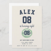 キッズサッカー誕生日招待状 招待状 (正面/裏面)