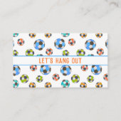 キッズサッカー連絡 コーリングカード (正面)