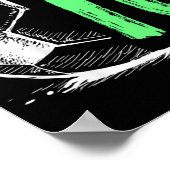 キッズサッカー10歳の男の子の誕生日パーティー ポスター (角)