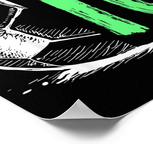 キッズサッカー10歳の男の子の誕生日パーティー ポスター (角)