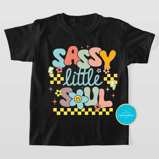 キッズサマーシャツ | Sassy Little Soul Tシャツ