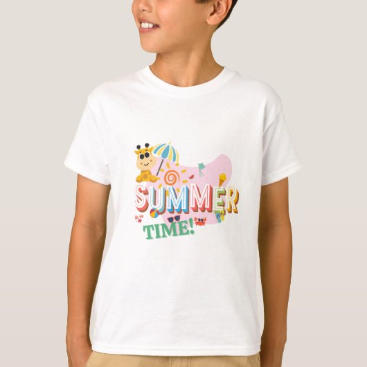 キッズサマータイムTシャツ Tシャツ (正面)