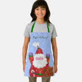 キッズサンタとテディエプロン エプロン (インサイチュ)