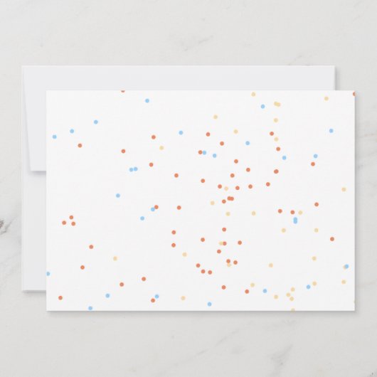 キッズサーカスをテーマにした誕生日パーティーの招待状 招待状 (裏面)