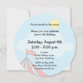 キッズサーカス海軍のバースデーパーティ招待状 招待状 (裏面)