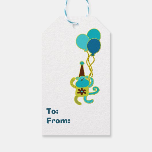 キッズサーカス誕生日 ギフトタグ (裏面)