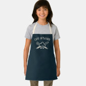 キッズシェフ名前をカスタムする料理BBQエプロン エプロン (インサイチュ)