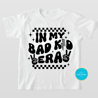 キッズシャツ | Bad Kid Era おもしろい Tユニセックスシャツ Tシャツ