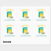 キッズシリアル誕生日パーティー スクエアシール (シート)