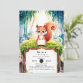 キッズシンプル誕生日 招待状 (スタンド正面)