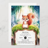 キッズシンプル誕生日 招待状 (正面/裏面)