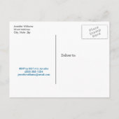 キッズシーカラフルライフ誕生日パーティーへの招待 インビテーションポストカード (裏面)