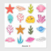 キッズシーシェル シール (シート)