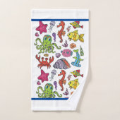 キッズシーライフマンガ バスタオルセット (ハンドタオル)