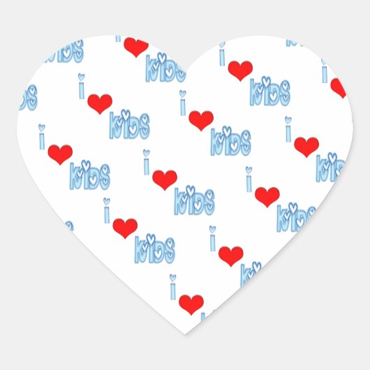 キッズシールが大好き ハートシール (正面)