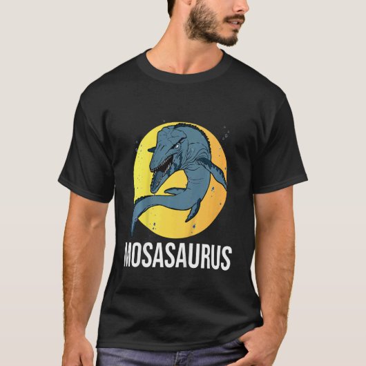キッズシーレックスジャクソーム先史時代モサウルスディノス Tシャツ (正面)