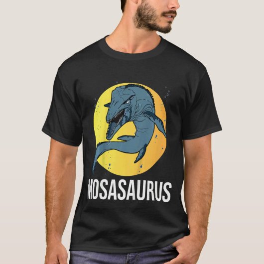 キッズシーレックスジャクソーム先史時代モサウルスディノス Tシャツ (正面)