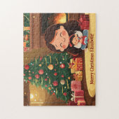 キッズジカスタマイズングの削除または文字 ジグソーパズル (縦)