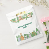 キッズジャングルアニマルズパーティーフリットバッグ フェイバーバッグ (封をした状態)