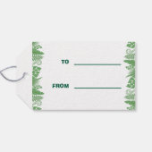 キッズジャングル動物パーティーギフトラベル ギフトタグ (裏面横)