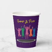 キッズジャンプ&トランポ遊リン誕生日バッシュ 紙コップ (裏面)