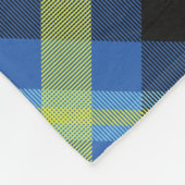 キッズスすごいポーツタータンチェックパーソナライズされたフリースブラン フリースブランケット (角)