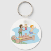 キッズスイミングキーチェーン キーホルダー (正面)