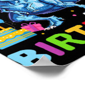 キッズスイートドーナツ私の5誕生日5歳G ポスター (角)