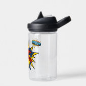 キッズスカッコいいパーヒーローフォトウォーターボトル ウォーターボトル (左面)