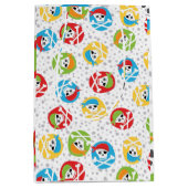 キッズスカルパーティー海賊中抱き枕 ミディアムペーパーバッグ (正面)