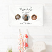 キッズスクーおもしろいルフォト婚約パーティへようこそ 横断幕 (インサイチュ)