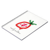 キッズスクーモダンル先生ハンドドラゴンフルーツ ノートブック (左側)